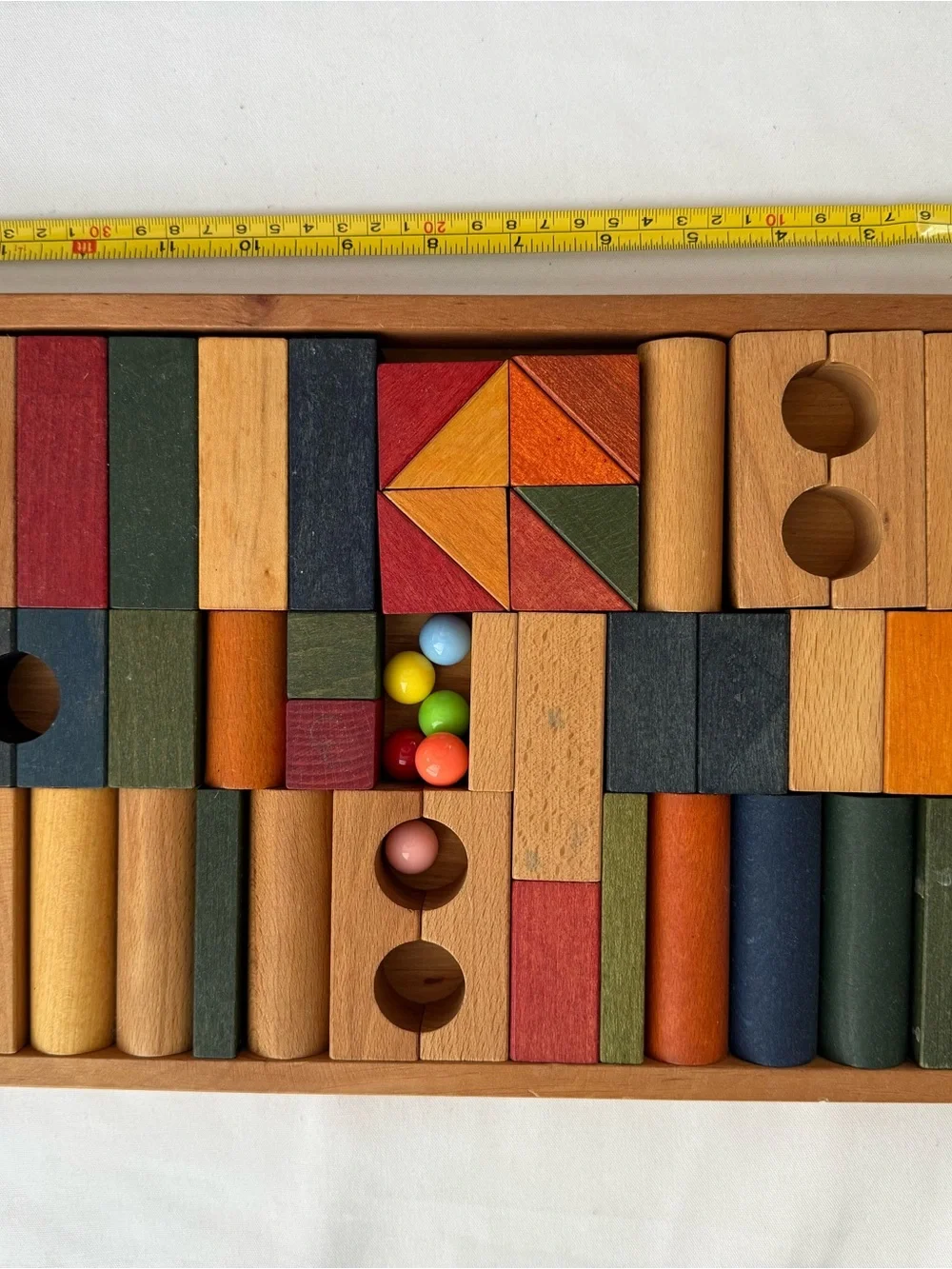 Wooden Colorful Stacking Blocks Set for Kids
